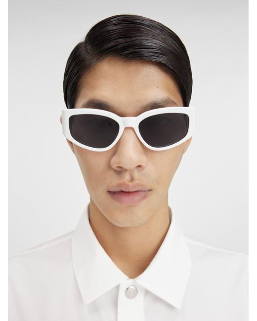 Jacquemus White Gala Sunglasses for men