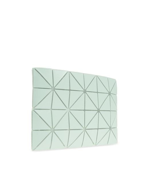 Issey Miyake Green Geometric Tote Bag