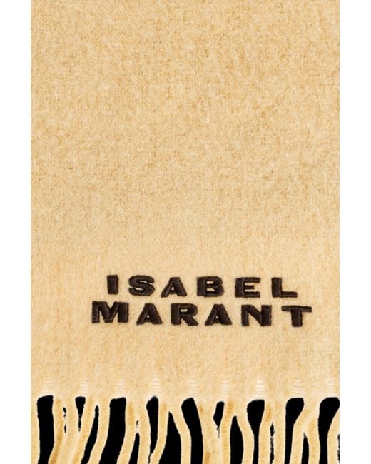 Isabel Marant White Tassel Scarf