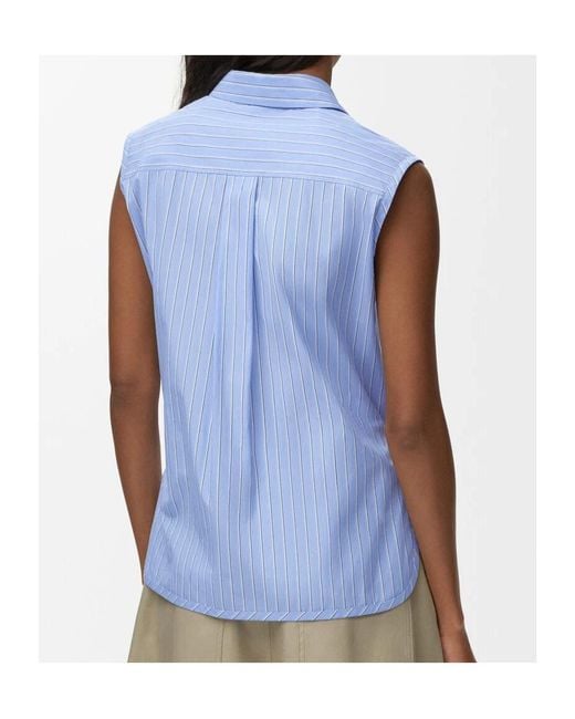 Loewe Blue X Paula's Ibiza Striped Sleeveless Shirt