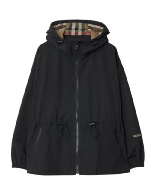 Burberry Black Hooded Jacket