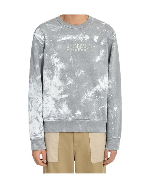 MM6 by Maison Margiela Multicolor Long-Sleeve Crewneck Sweatshirt for men