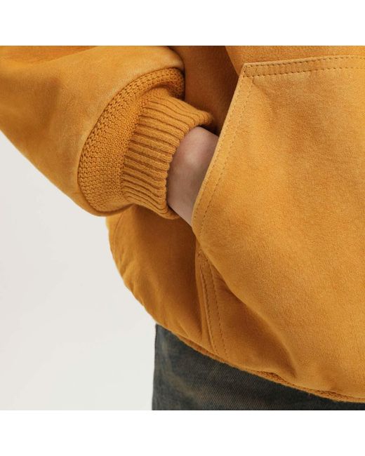 1989 STUDIO Yellow Zip-Front Jacket