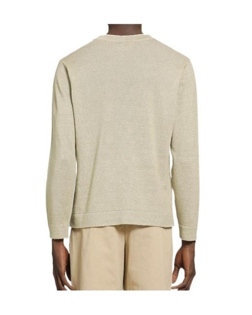 C P Company Natural Crew-Neck Sweater for men