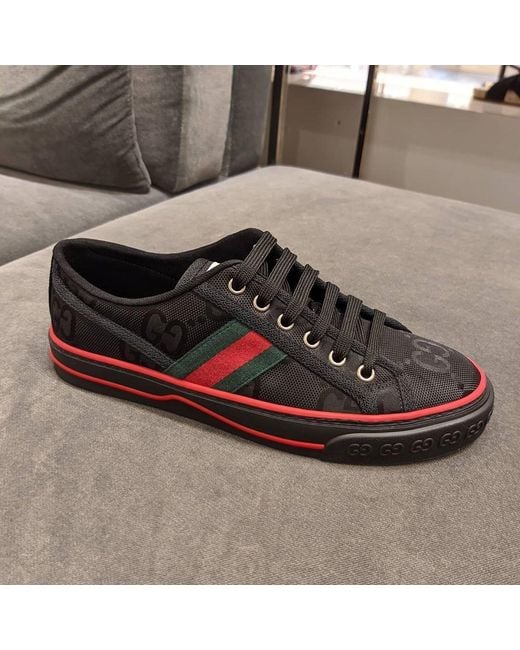 Gucci Black Off The Grid Gg Tennis 1977 Sneakers