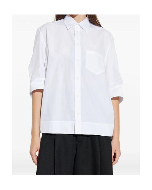 DSquared² White Patch-Pocket Shirt