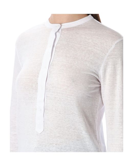 Isabel Marant White Isabel Marant Étoile Serafino Buttoned Top