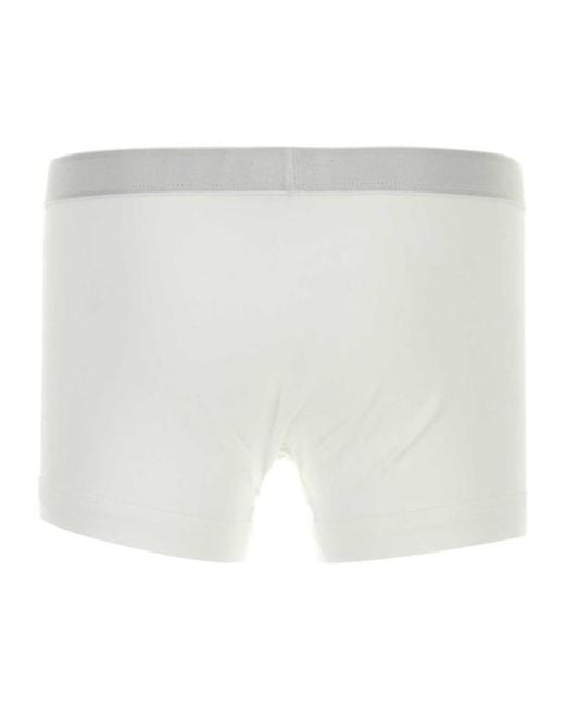 Tom Ford White Elastic-Waist Boxer Briefs for men