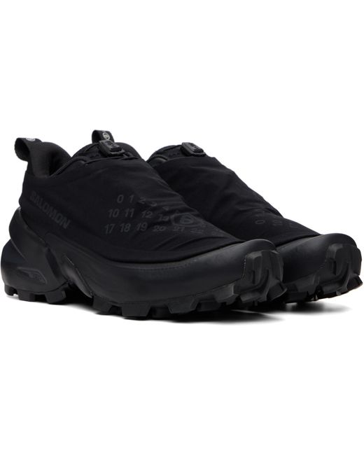 MM6 MAISON MARGIELA X SALOMON Black Maison Margiela X Salomon Cross Dust Sneakers for men