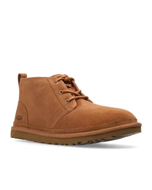 Ugg Brown Neumel Lace-Up Ankle Boots for men