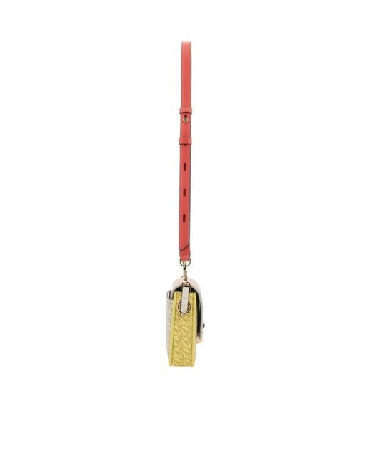 Michael Kors Pink Bradshaw Logo-Print Shoulder Bag