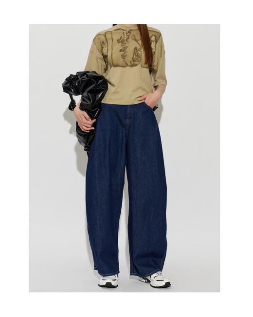 DIESEL Blue 1987 D-Khelz Wide-Leg Jeans