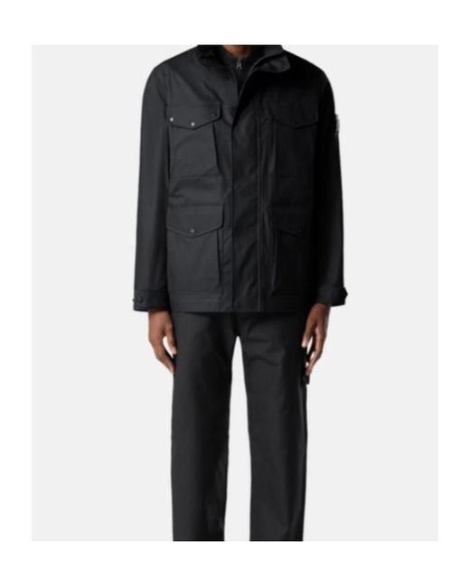 Stone Island Black Multi-Pocket Jacket for men