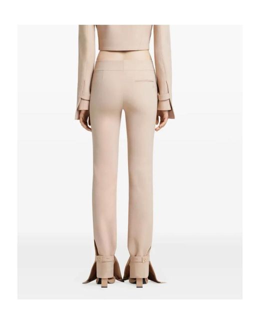 Courreges White Bootcut Pants