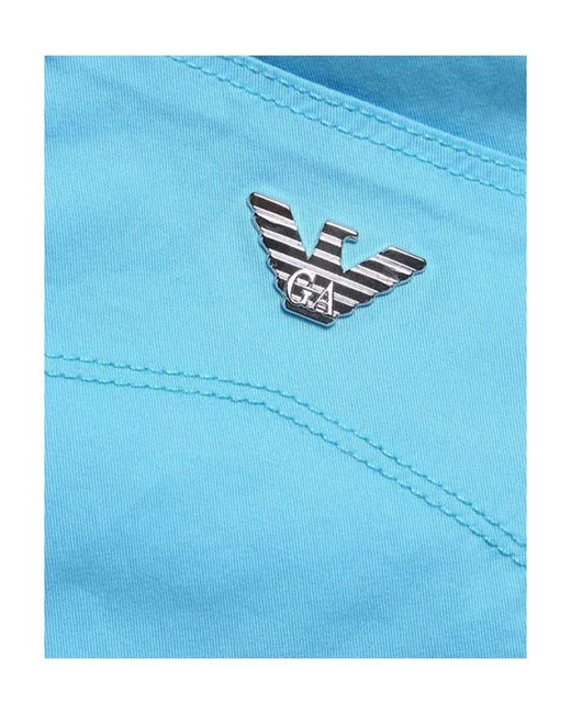 Armani Jeans Blue Slim Casual Pants