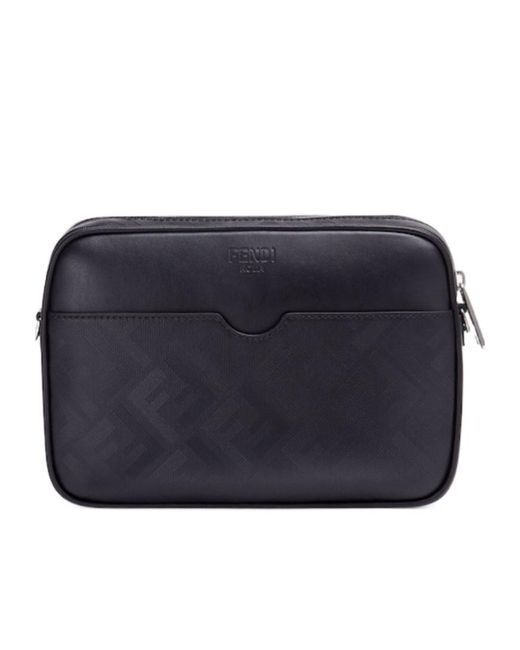 Fendi Blue Shadow Camera Crossbody Bag for men