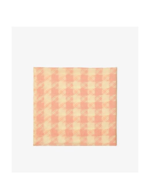 Burberry Natural Houndstooth-Pattern Wraparound Scarf for men