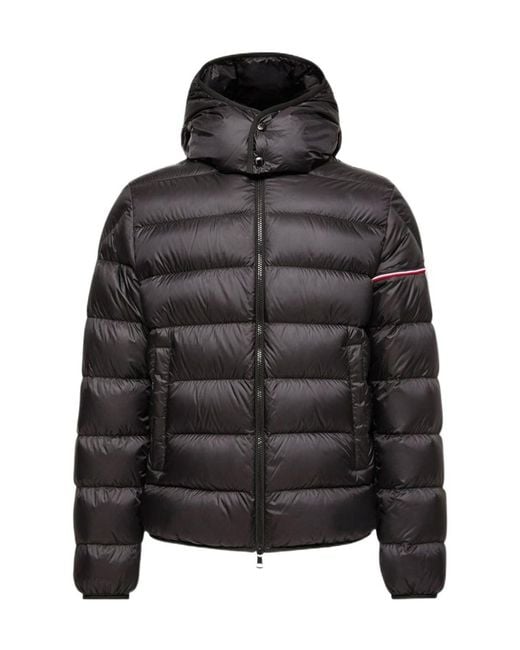 Moncler Black Ravenlock Hooded Short Down Jacket for men
