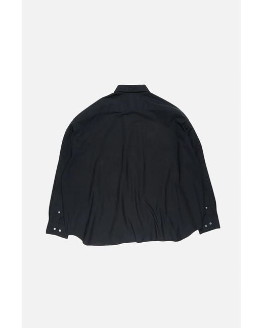 Acne Blue Striped Button-Up Shirt for men