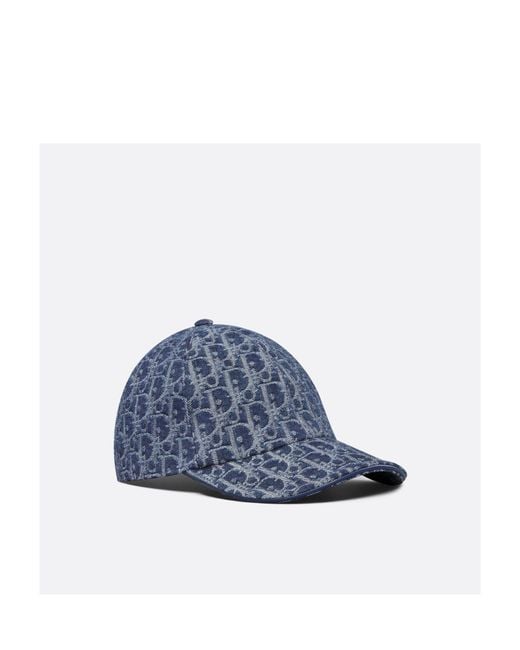 Dior Blue Oblique D-Player Cap