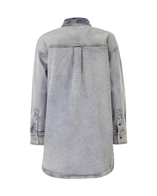 Fabiana Filippi Gray Boyfriend Shirt