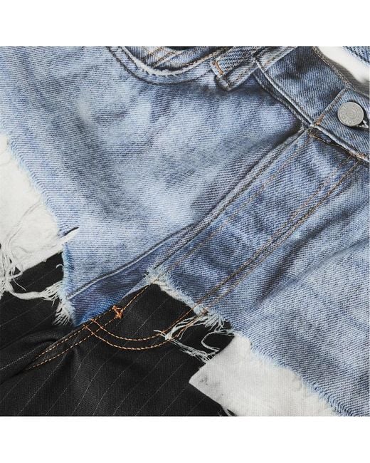 Acne Gray Wide Leg Jeans for men