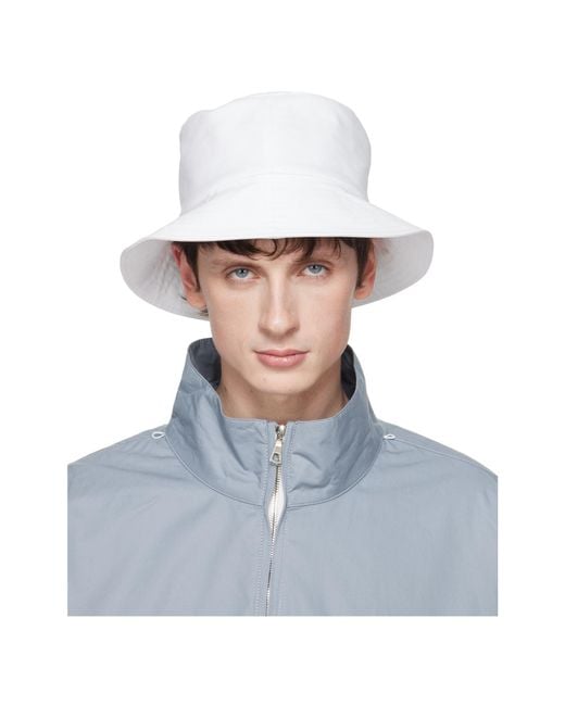Rier Blue Cotton Fisherman's Hat for men