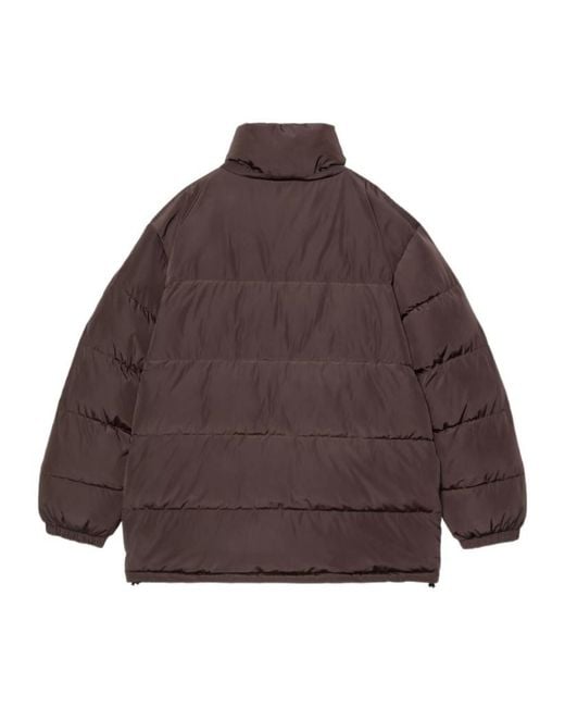 Carhartt Brown Button Hooded Jacket for men