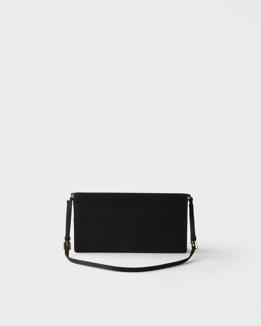 Prada Black Satin Mini Shoulder Bag