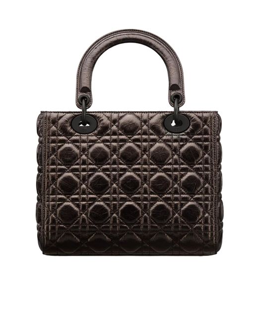 Dior Black Medium Lady Bag