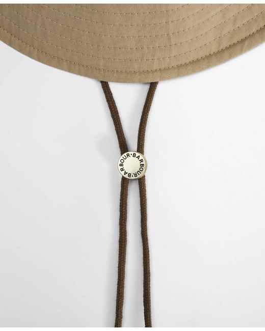 Barbour Natural Asker Showerproof Bucket Hat