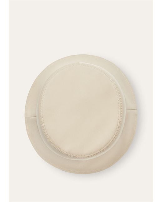 Loro Piana White Agata Bucket Hat