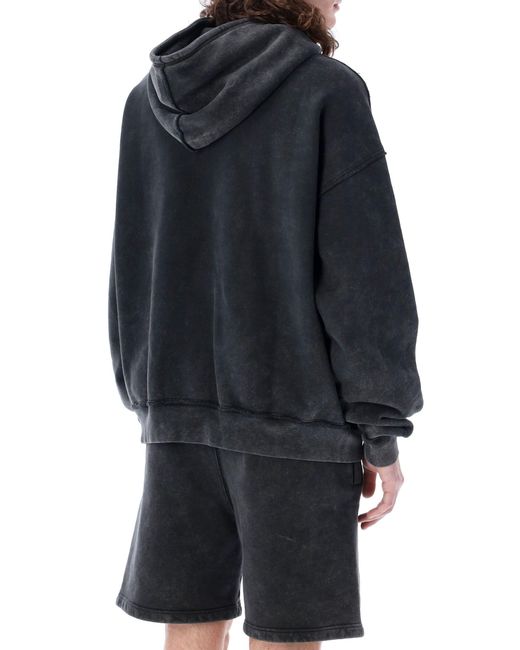 M I S B H V Blue Hoodie for men