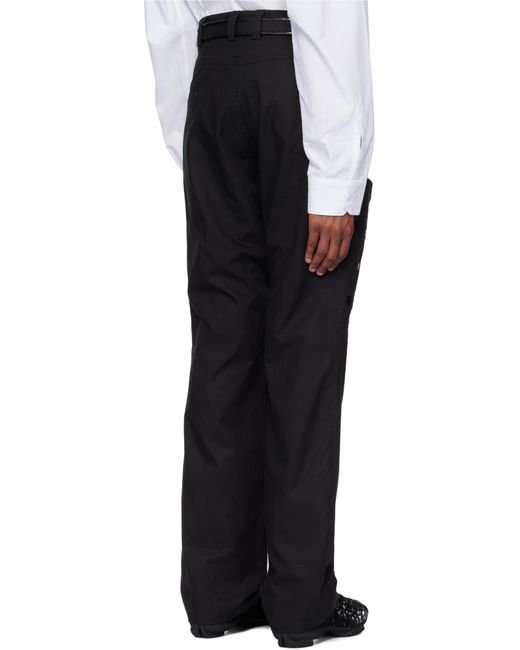 Kiko Kostadinov Black Inex Snap Trousers for men