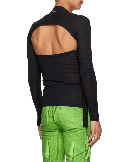 Dion Lee Black Modular Open-Back Top for men