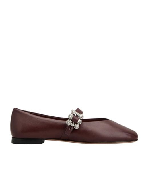 Roger Vivier Brown Efflorescence Mary Jane Shoes