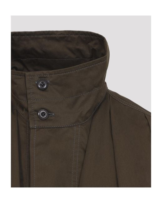 Lemaire Brown Soft Pleated Blouson