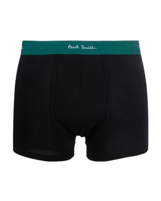 Paul Smith Black Branded Boxers 5 Pack for men