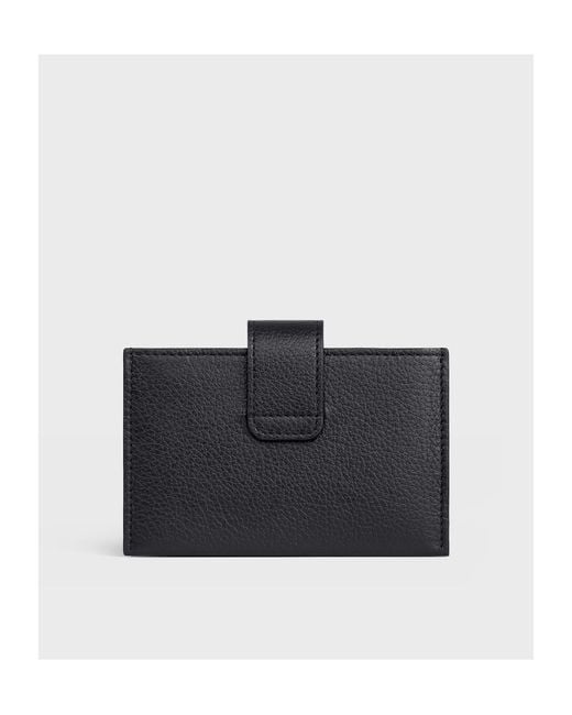 Céline Black Accordeon Card Holder Nino