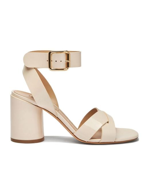 Casadei Metallic Emily Viky Cleo Heeled Sandals