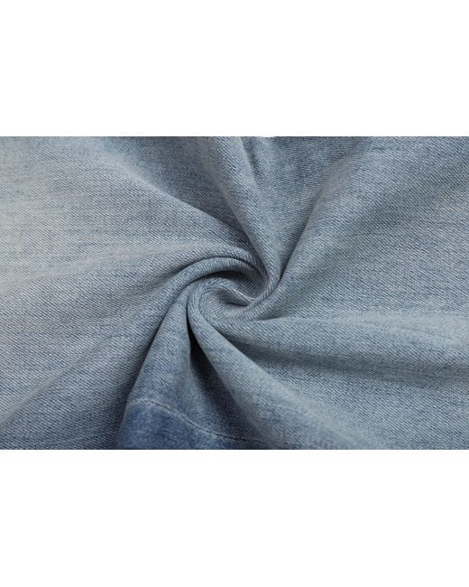 LIU REGALI Blue Side Slit Jeans