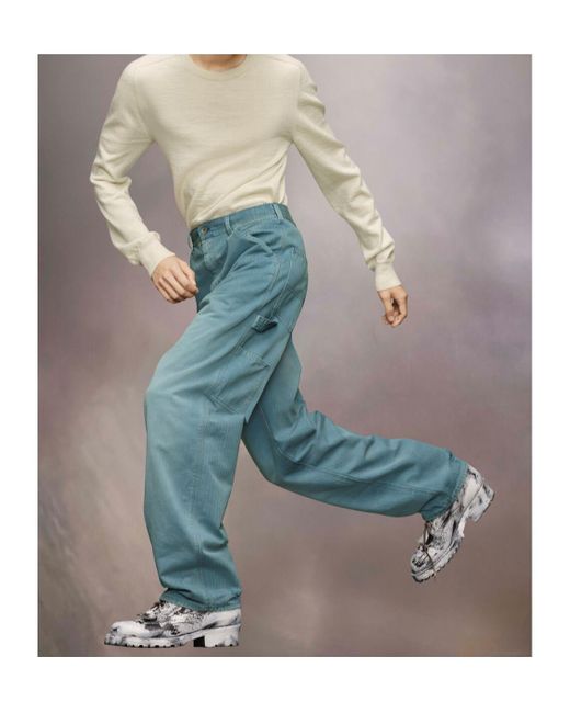 Maison Margiela Blue Denim Wide-Leg Jeans for men