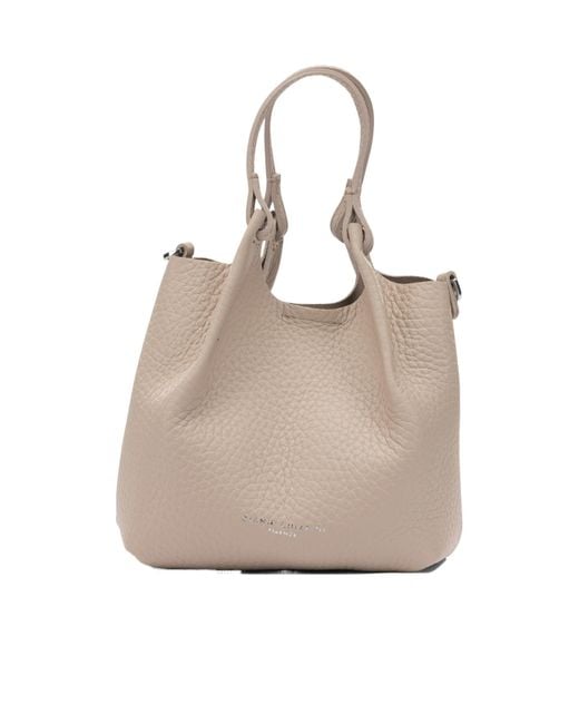 Gianni Chiarini Natural Pebbled Tote Bag
