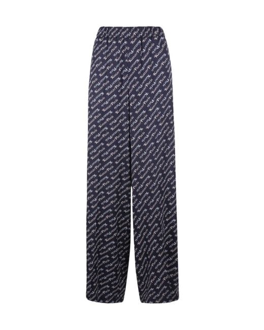 KENZO Blue Verdy Pajama Pants