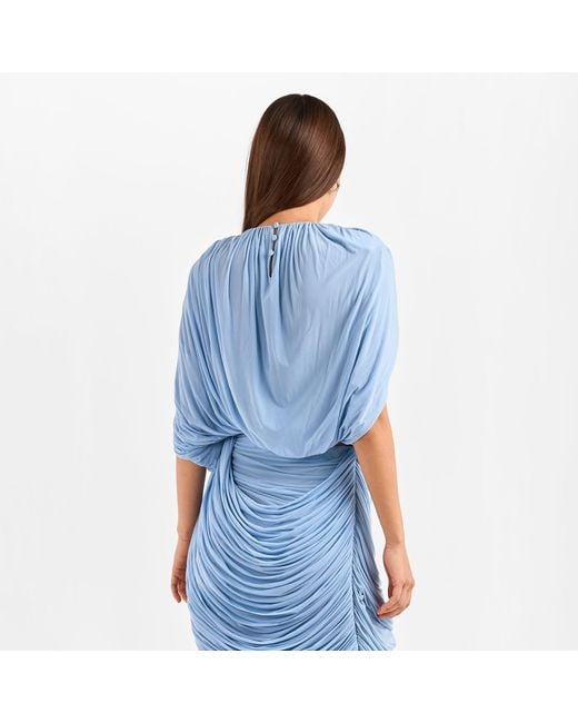 Magda Butrym Blue Magda Blouse 08 Ld62