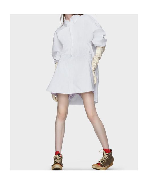 Maison Margiela White Long-Sleeved Jumpsuit