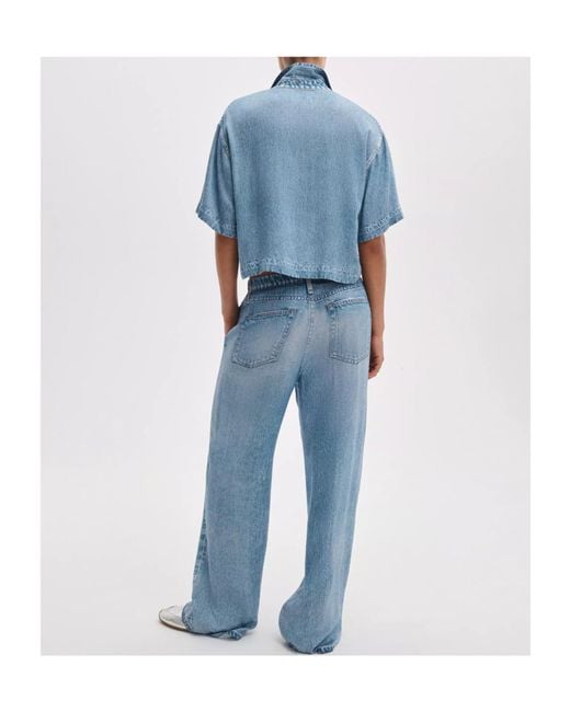 Rag & Bone Blue Belt Loop Jeans