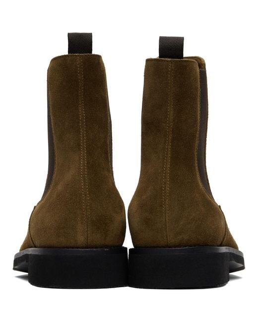 Tom Ford Brown Sole Chelsea Boots for men