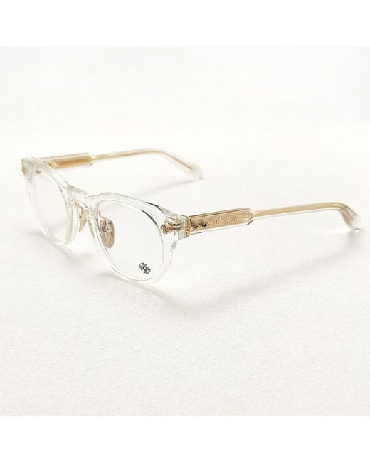 Chrome Hearts White Full Frame Plain Mirror