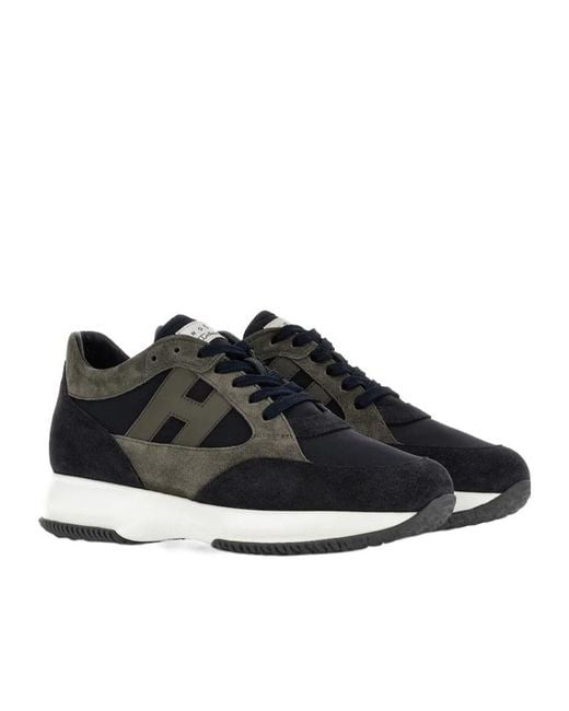 Hogan Black Sneakers Interactive for men